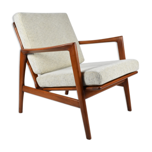 fauteuil scandinave original - beige