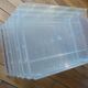 6 transparent bins / drawers "Plastiroir" vintage 1970
