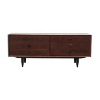 Rosewood chest of drawers, Danish design, 60's, manufacturer: Brouer Møbelfabric
