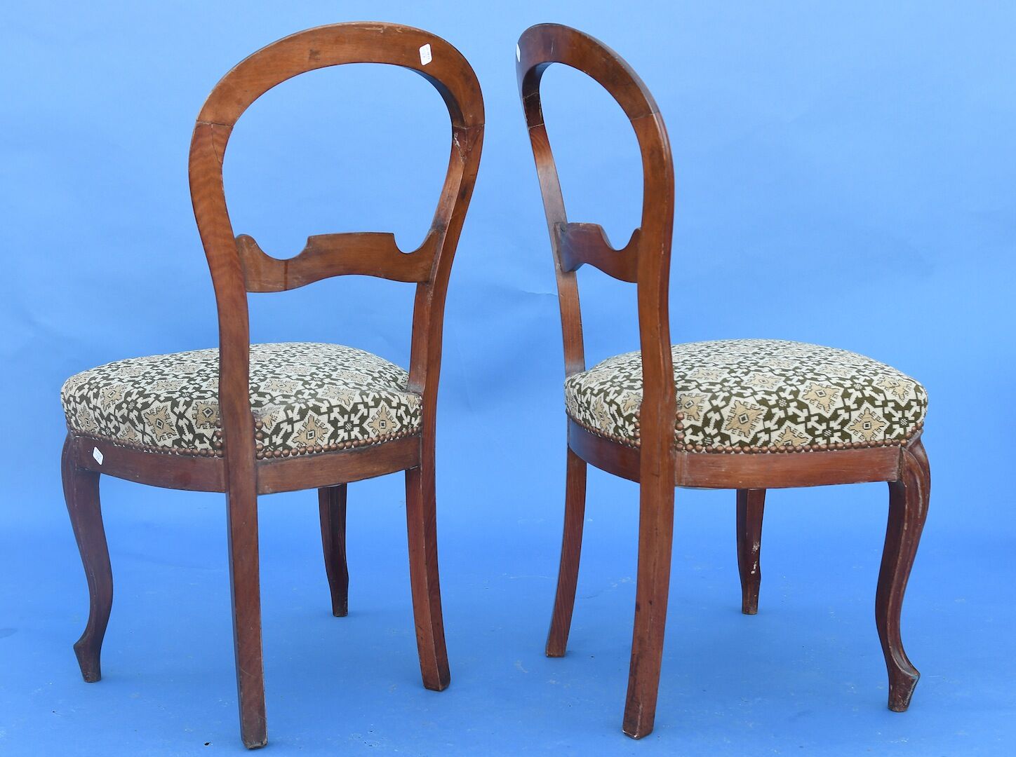 Pair of Louis Philippe style chairs