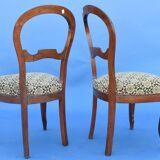 Pair of Louis Philippe style chairs