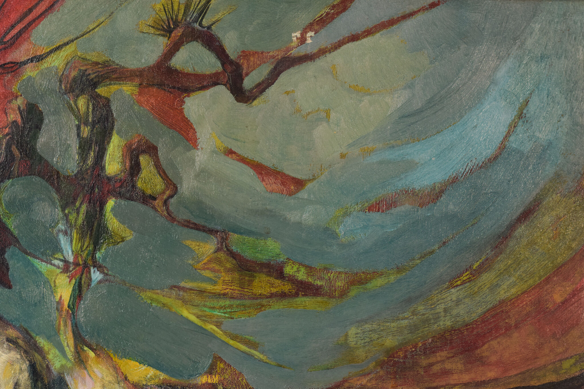 Oil on canvas influence of martin brothers