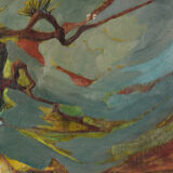 Oil on canvas influence of martin brothers