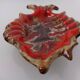 French studio ceramic bowl with fish from Vallauris, 1970s