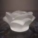 Lot de 3 bougeoirs en pâte de verre période Art déco 1930