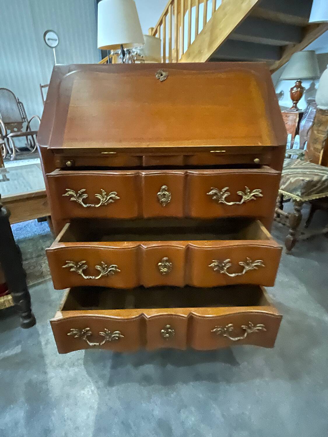Louis XV style secretary in excellent condition
