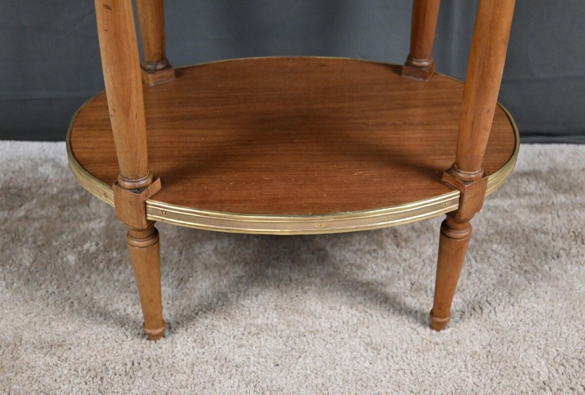 Mahogany coffee table, Louis XVI style – 2nd half of the 19th century
