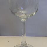 5 Cut crystal wine glasses