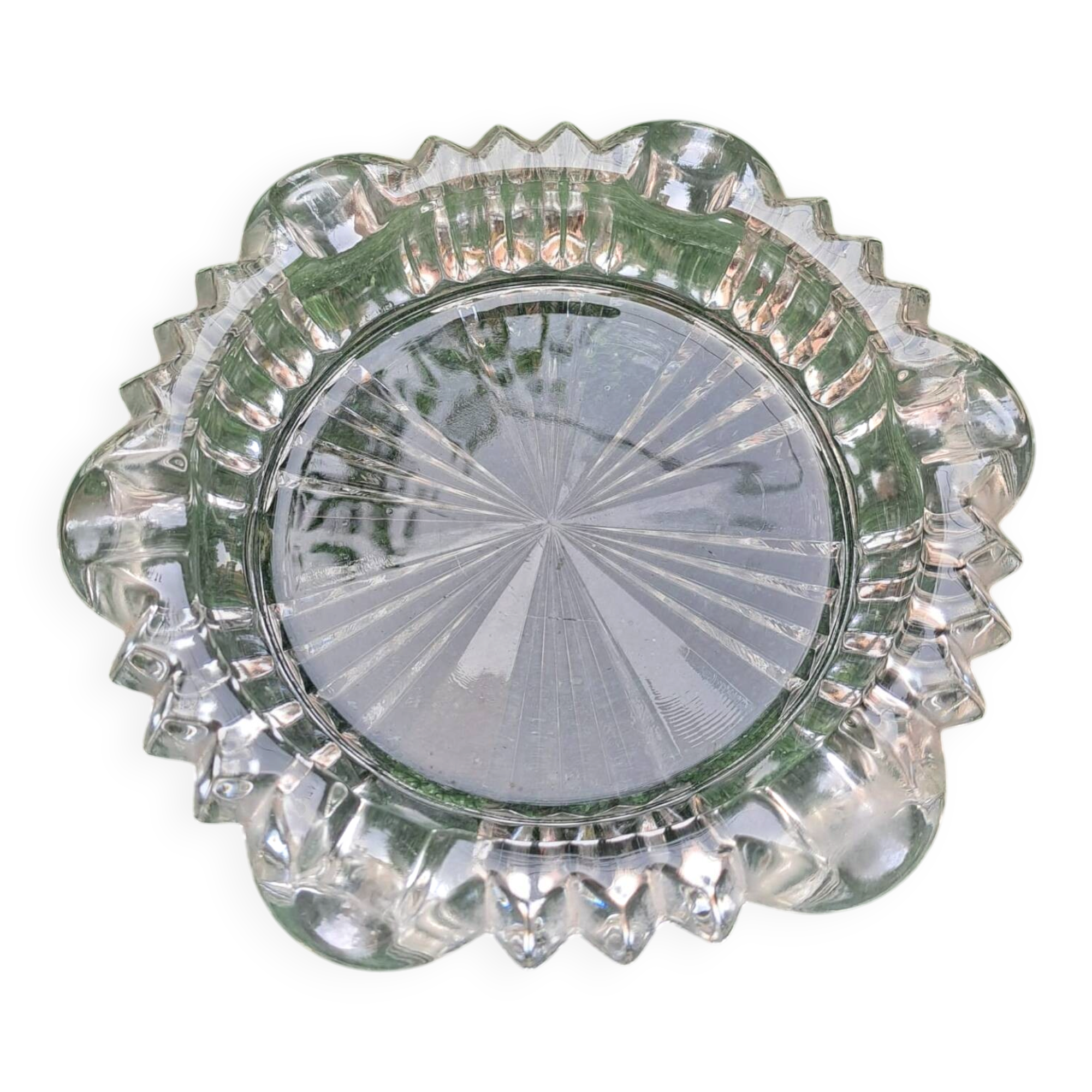 Glass ashtray from Reims