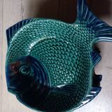 Service poisson ancien 7 pièces en céramique du Portugal