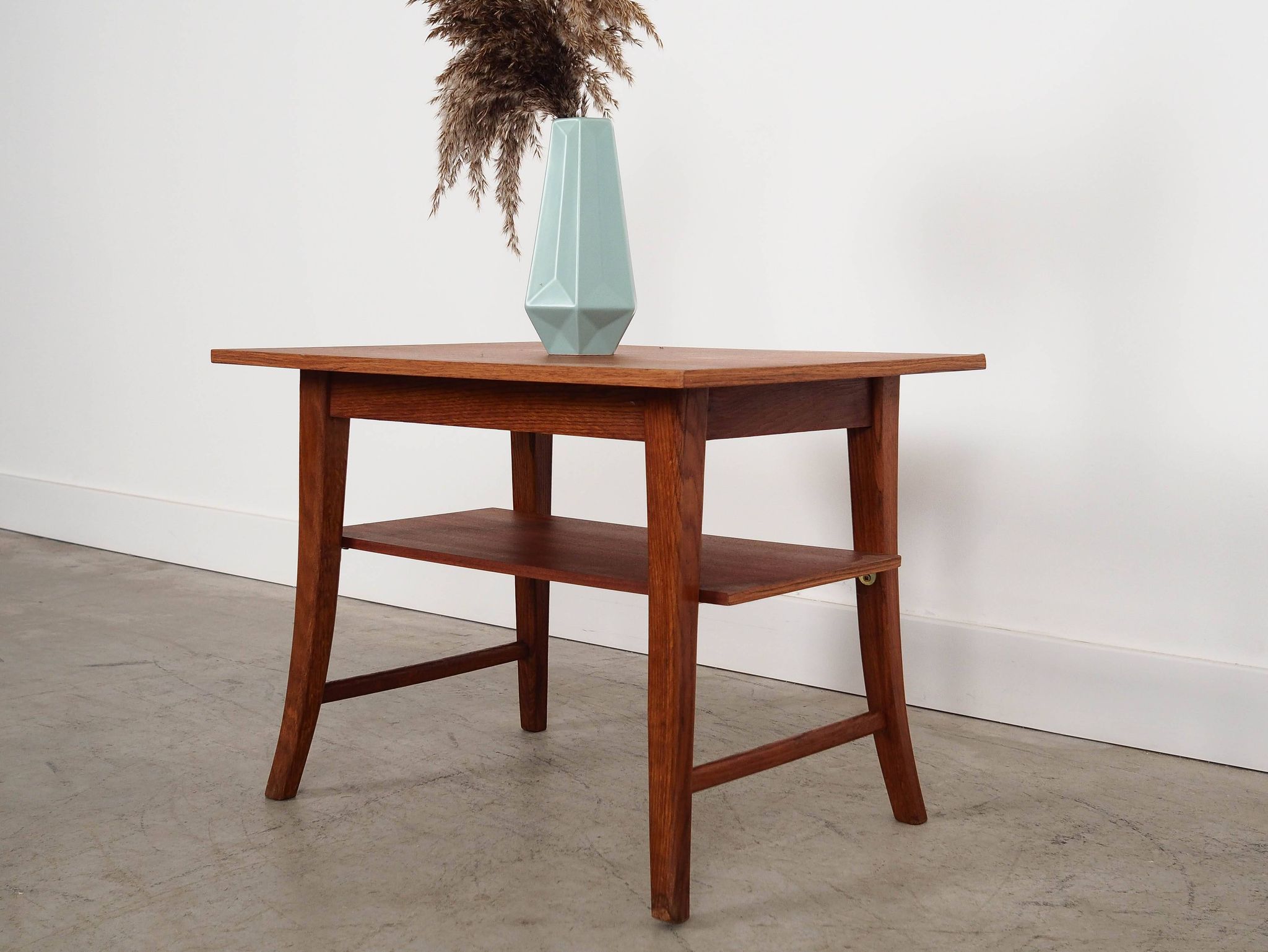 Table basse en teck, design danois, années 1970, production : Danemark