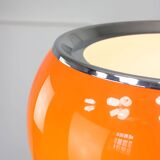 Space Age Orange Flash Floor Lamp from Guzzini, 70s