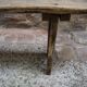 Banc en bois rustique
