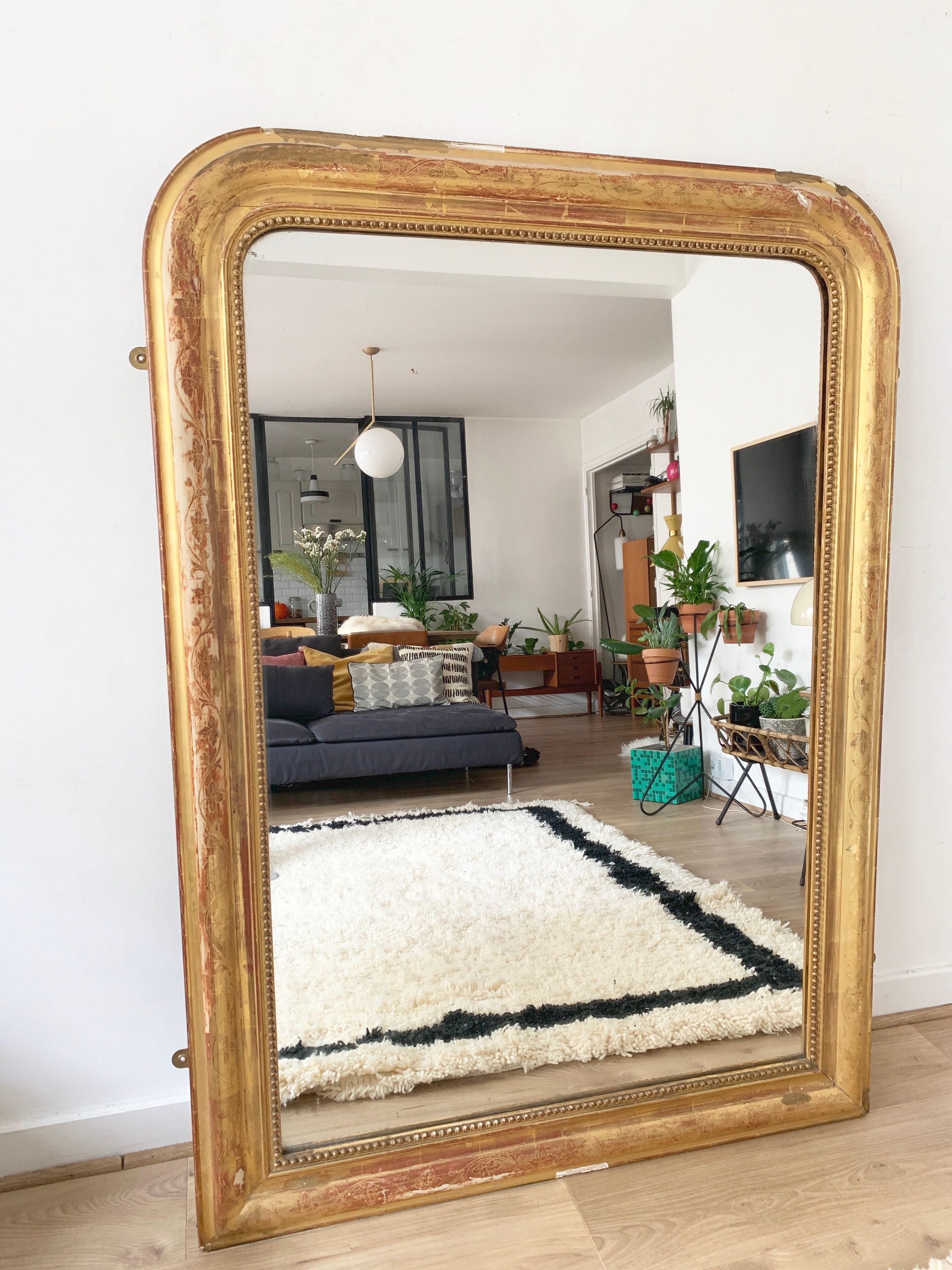 Large mirror Louis Philippe 102x140cm