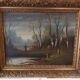 Tableau sous bois XIX ème