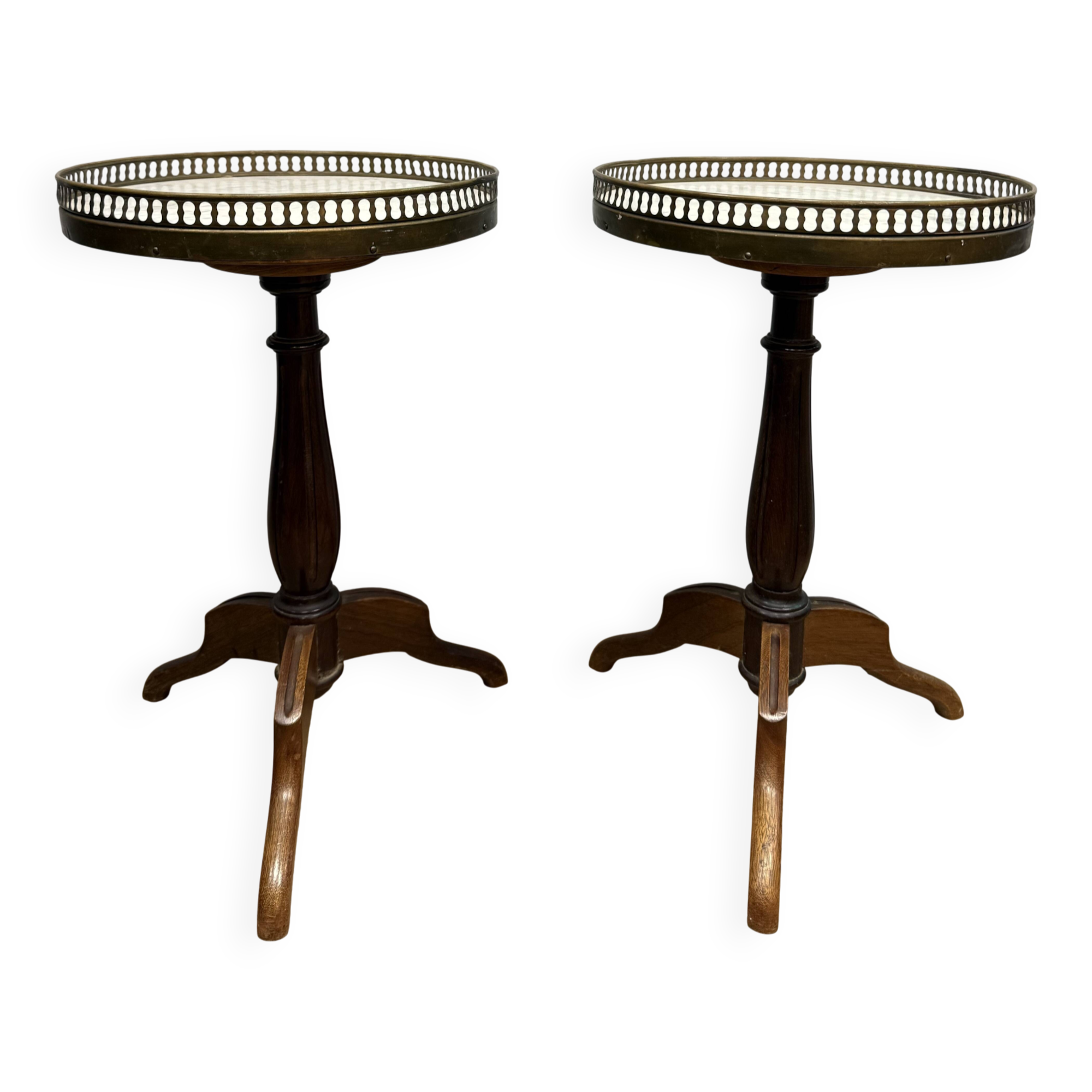 Pair of small side tables