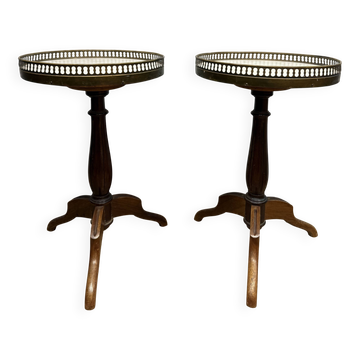 Pair of small side tables