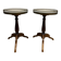 Pair of small side tables