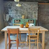 Solid oak farmhouse table
