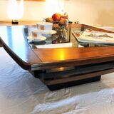 "The Twist" square coffee table