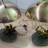 2 lampes Nénuphar Chrystiane Charles années 70