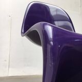 Mid-century Panton side chair set by Verner Panton for Herman Miller, 1960s.