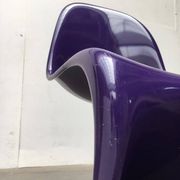 Mid-century Panton side chair set by Verner Panton for Herman Miller, 1960s.