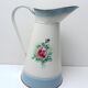 Flower enamelled broc