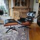 Vitra - Charles & Ray Eames - Fauteuil lounge avec ottoman (2) - Modèle 670 & 671