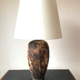 Terracotta lamp, 19th century