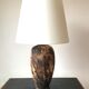 Lampe en terre cuite, 19ème siècle
