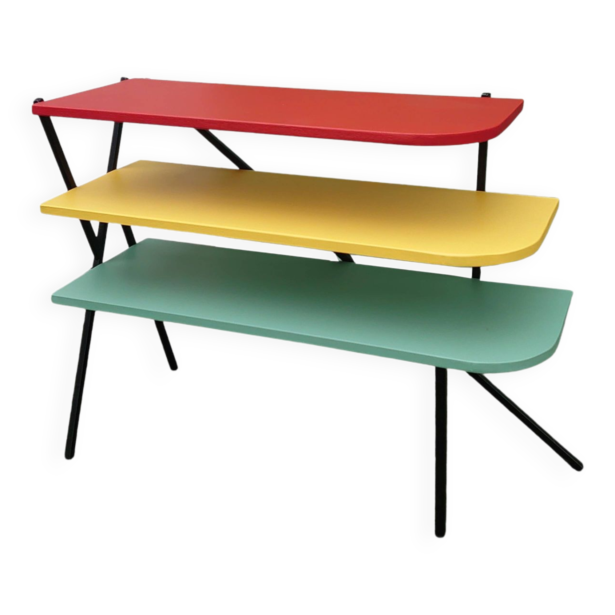 Etagère sur pieds, milieu XXème