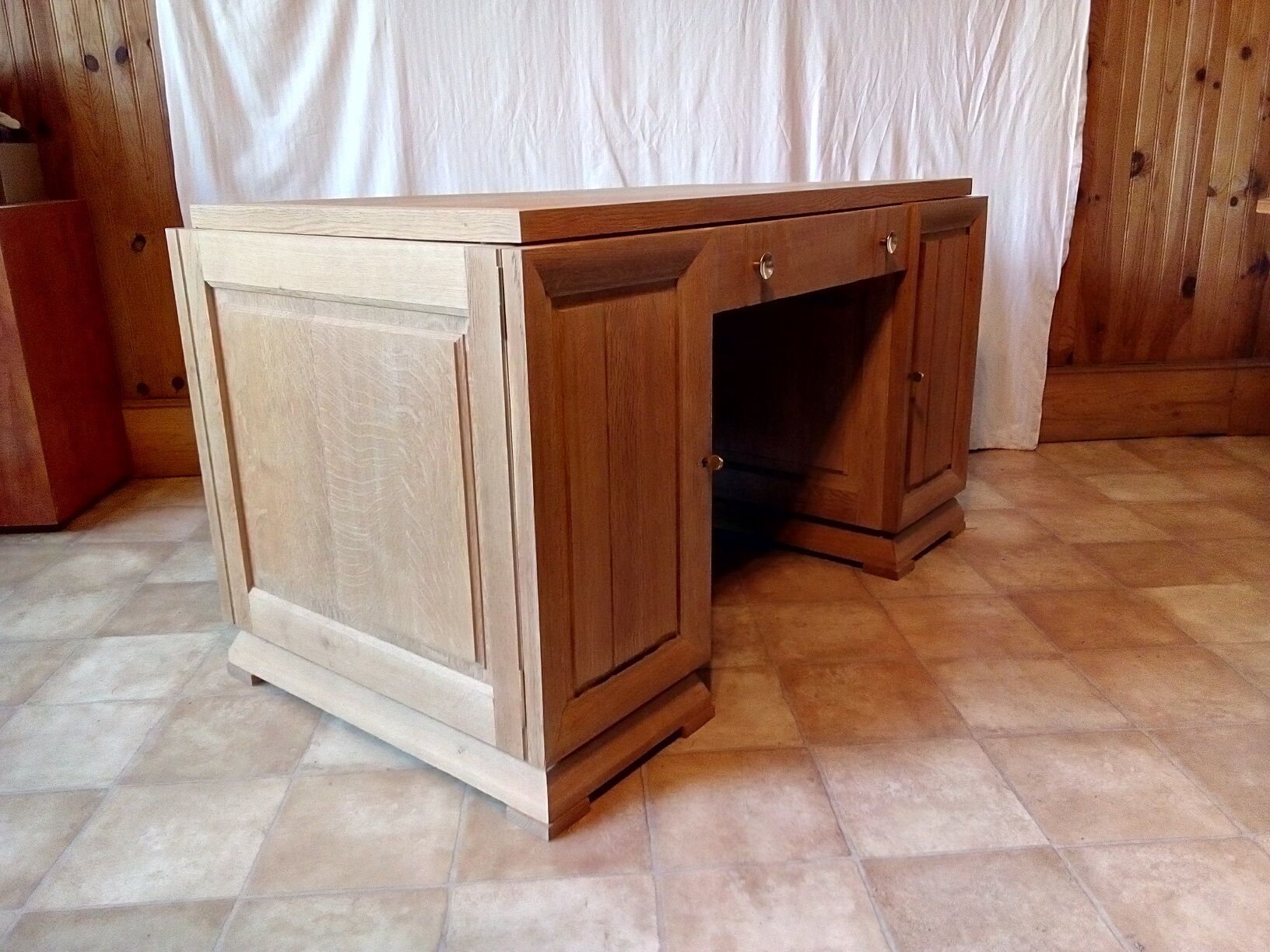 Desk oak art deco 1940