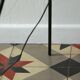 Floor lamp tablet in formica
