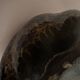 Orientalist Bowl with Hand-Painted Midnight Blue and Gold Floral Decor