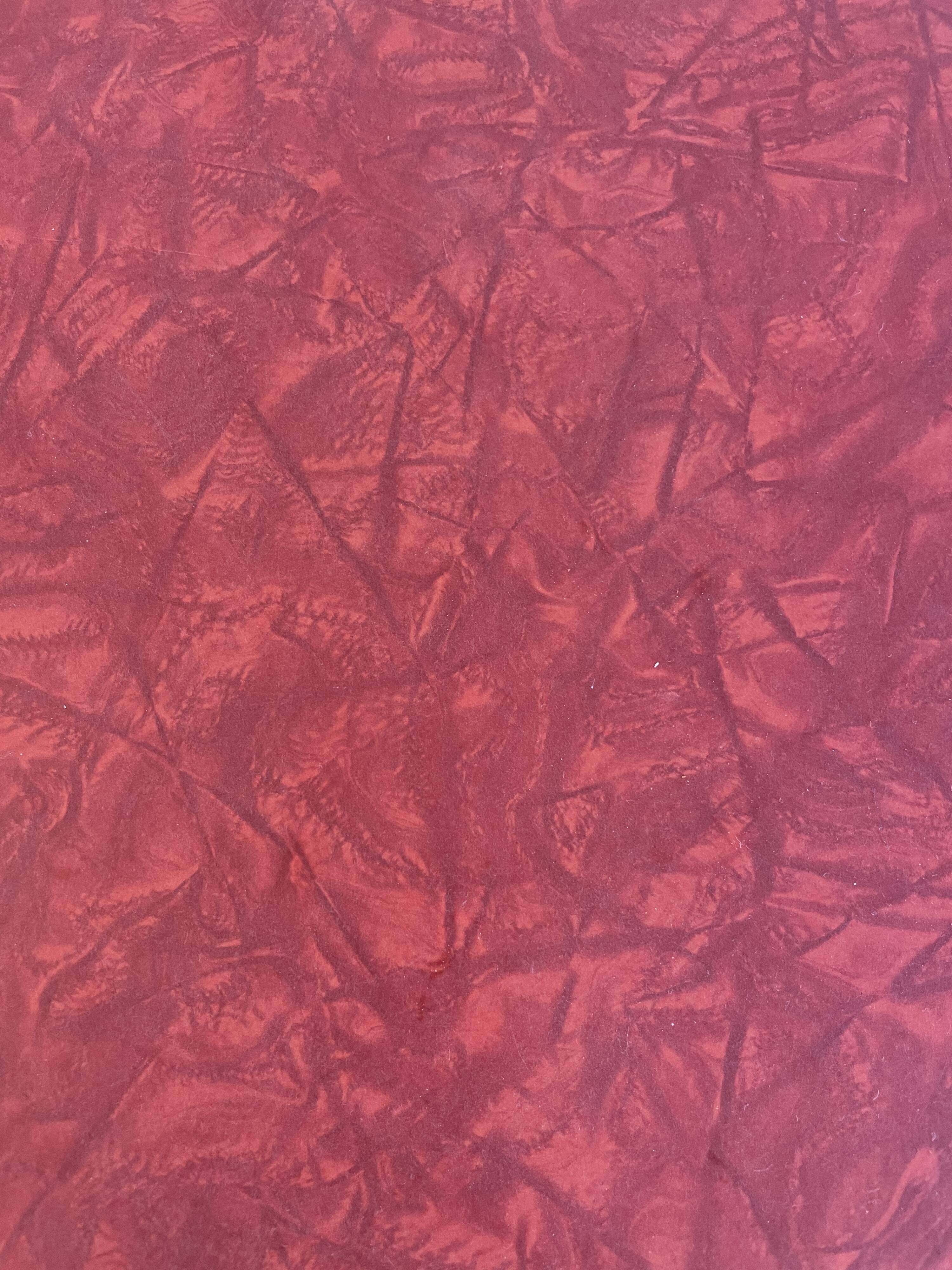 Red formica table