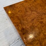 Italian coffee table elm magnifying glass