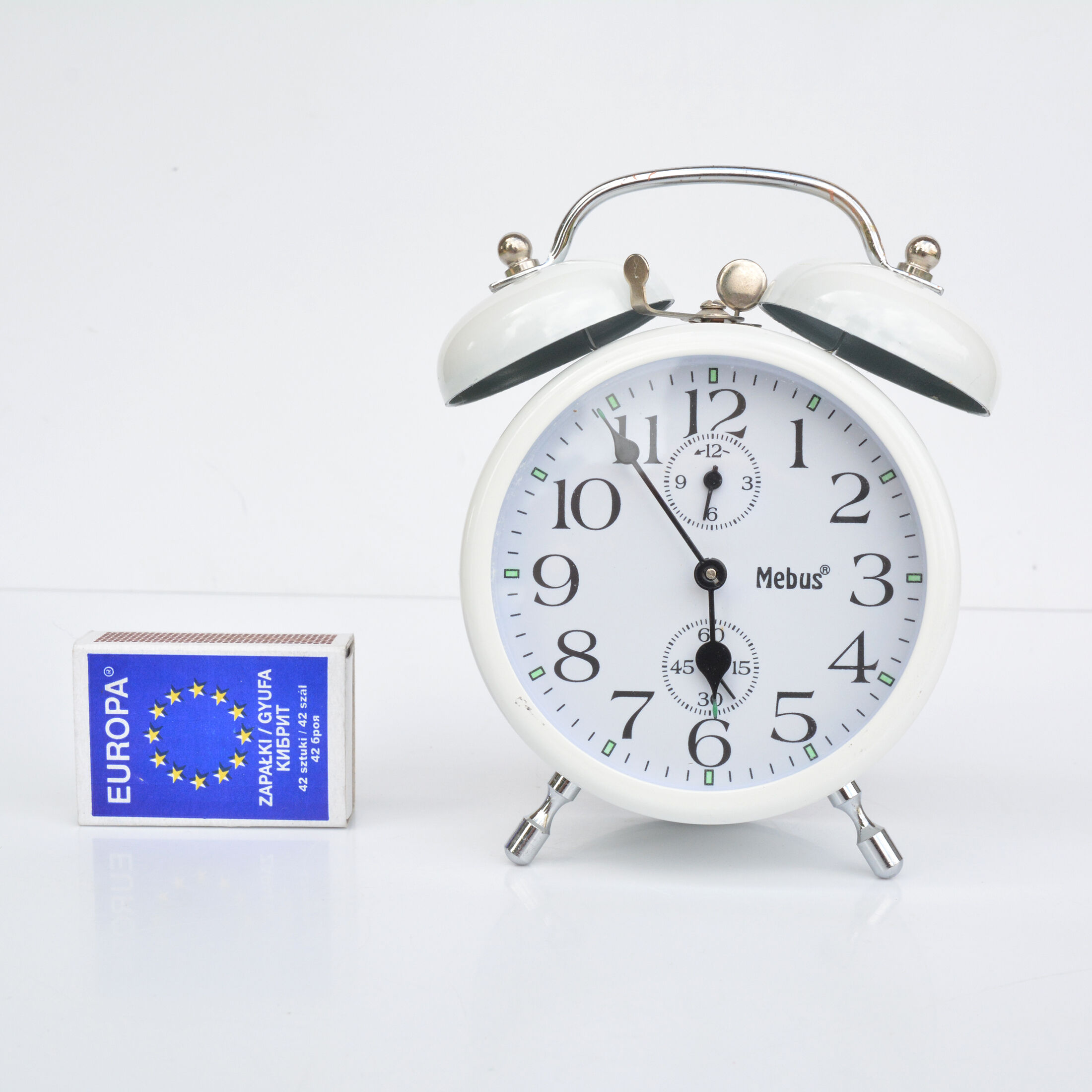 Mechanical alarm clock Mebus, Germany 1970s | Selency