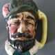 Vintage ceramic face mug, royal doulton style character figure