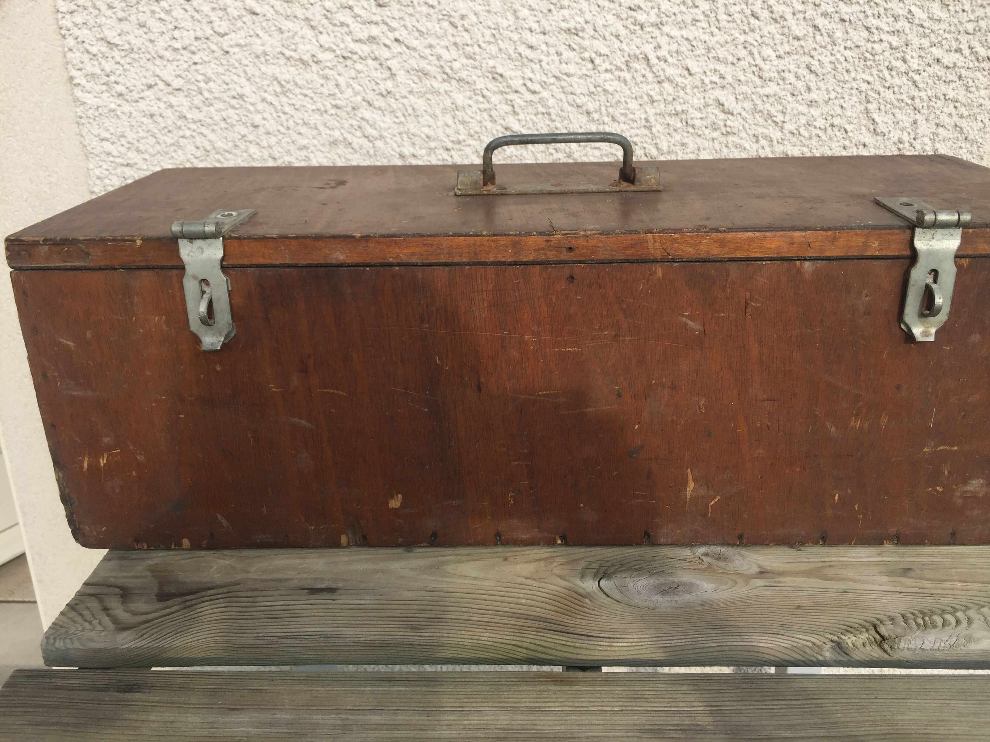 Wooden storage box