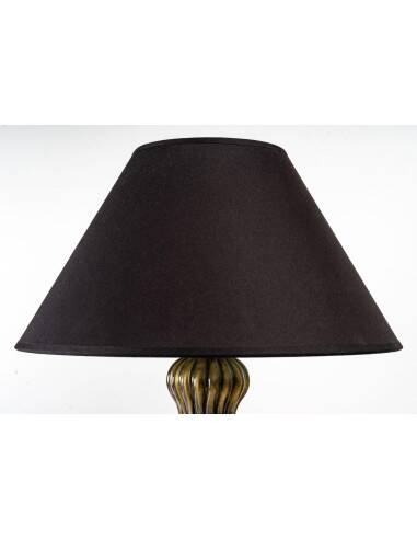 Pair of Murano glass table lamps, Italy, 1950s.