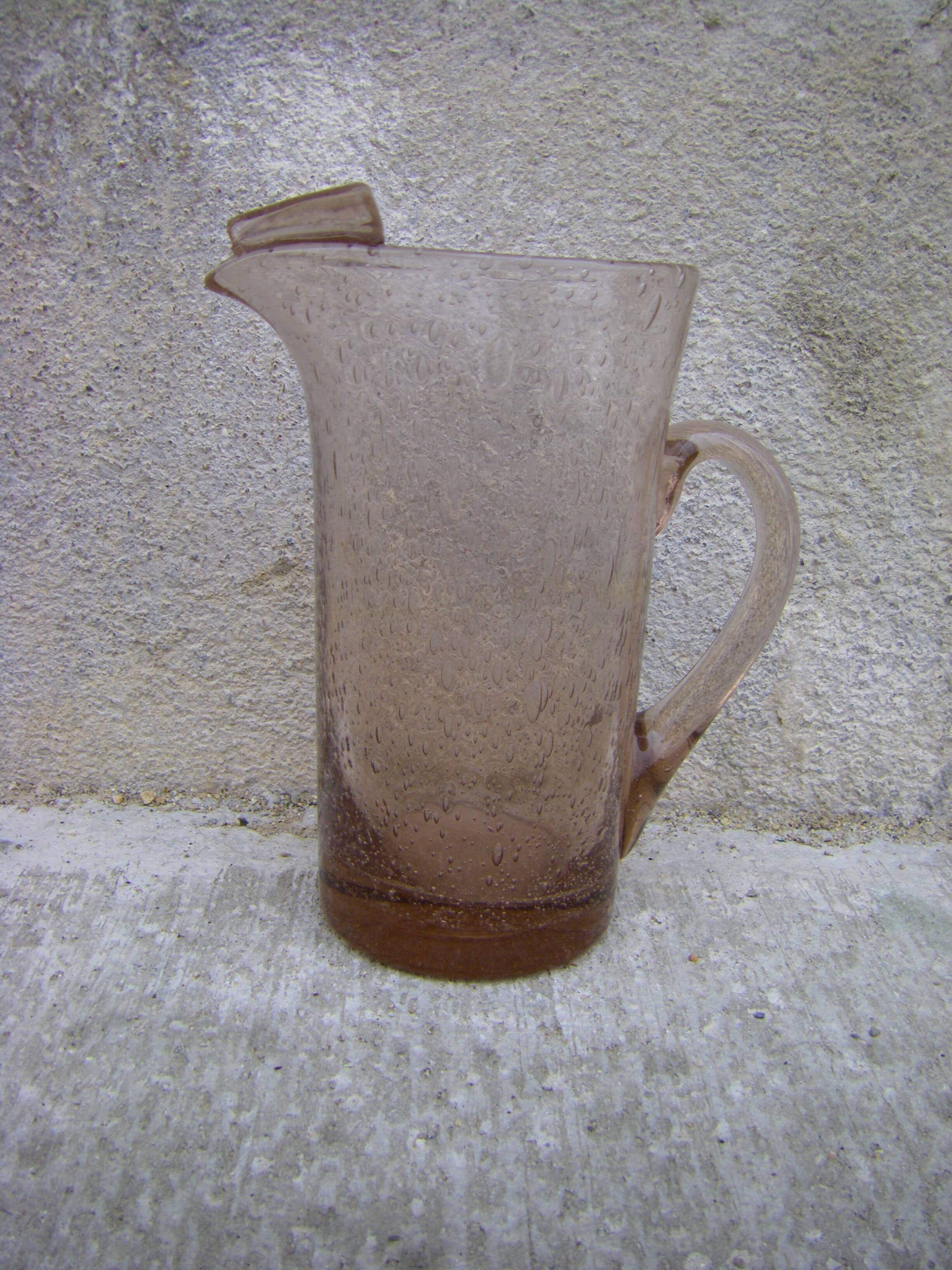 Carafe en verre de Biot
