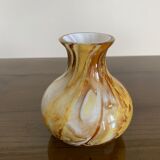 Vintage Murano glass ball vase