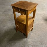 Table de chevet bois année 50