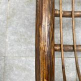 Two-seater rattan bench