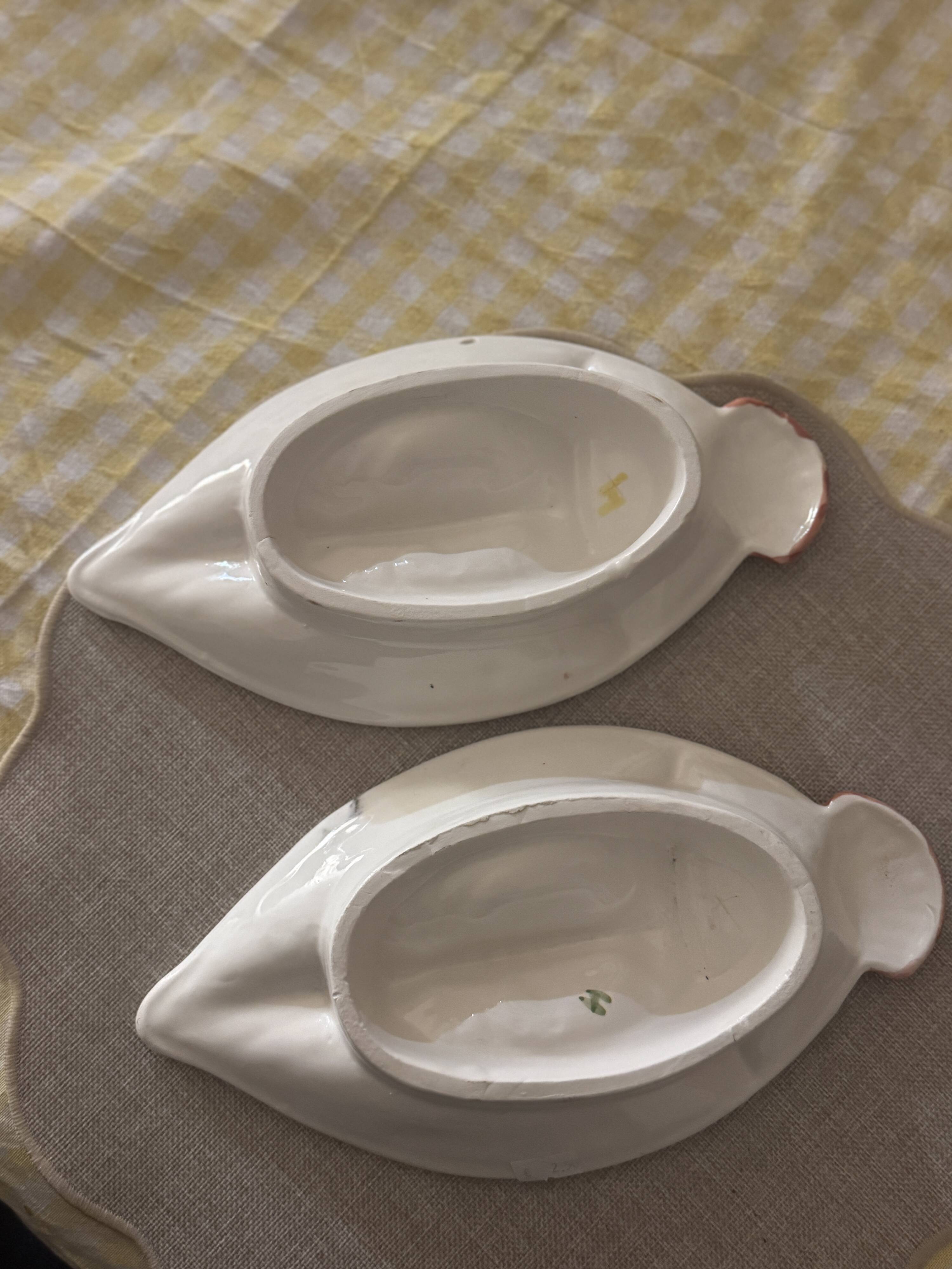 Crustacean plates barbotine