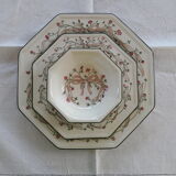 Dessert plates tableware service Johnson Brothers1980s "Eternal Beau"