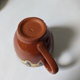 Brown glazed ceramic coffee service