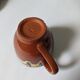 Brown glazed ceramic coffee service
