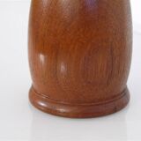 Vintage Scandinavian teak vase 1960